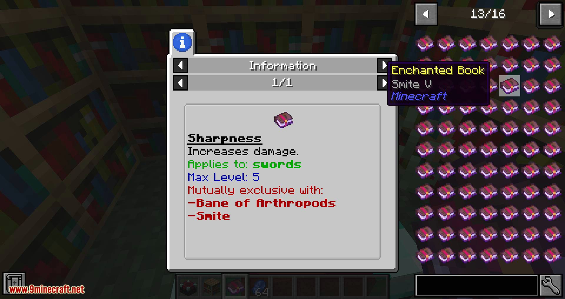 JEI Enchantment Info mod for minecraft 05