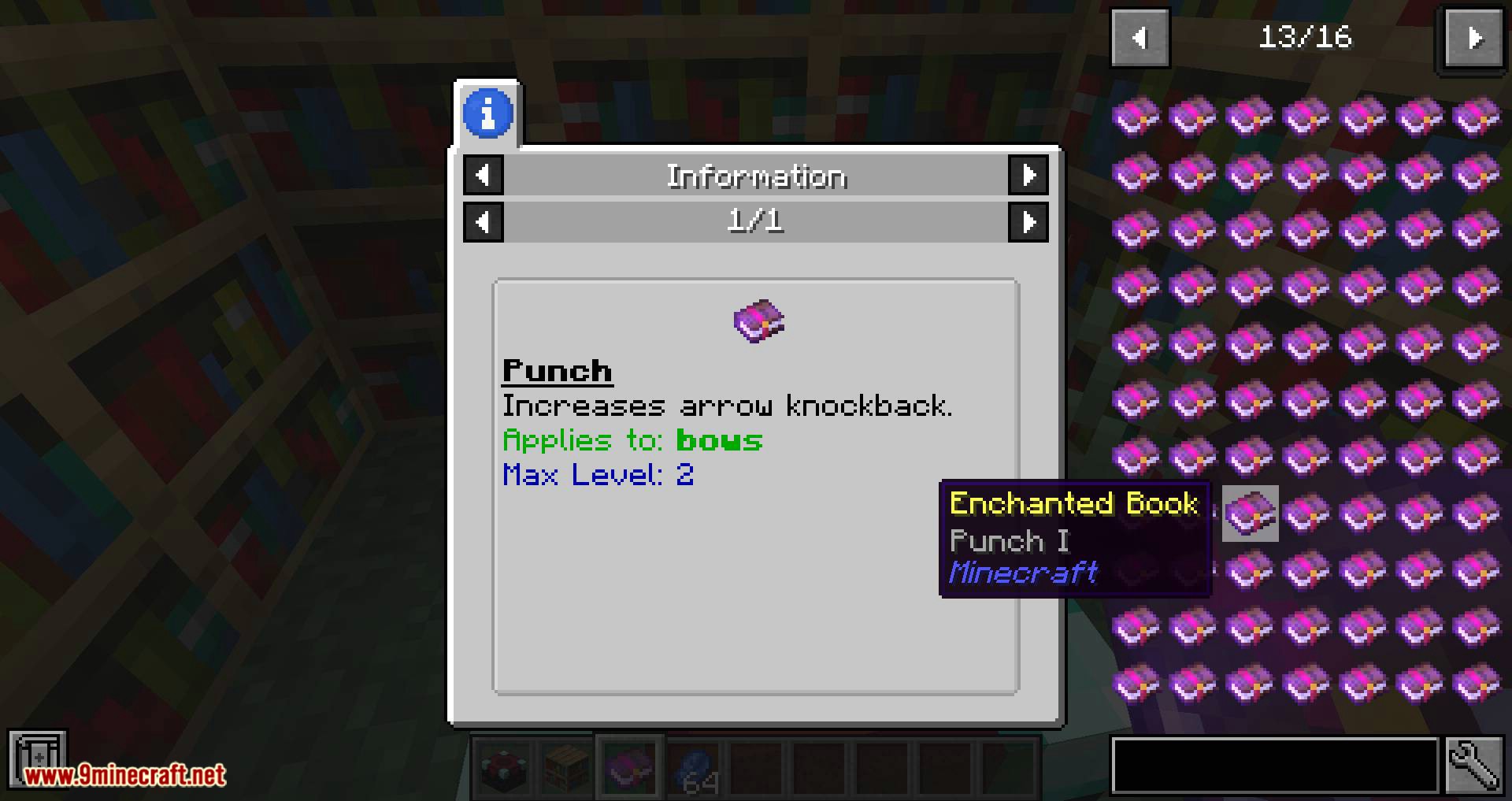 JEI Enchantment Info mod for minecraft 06