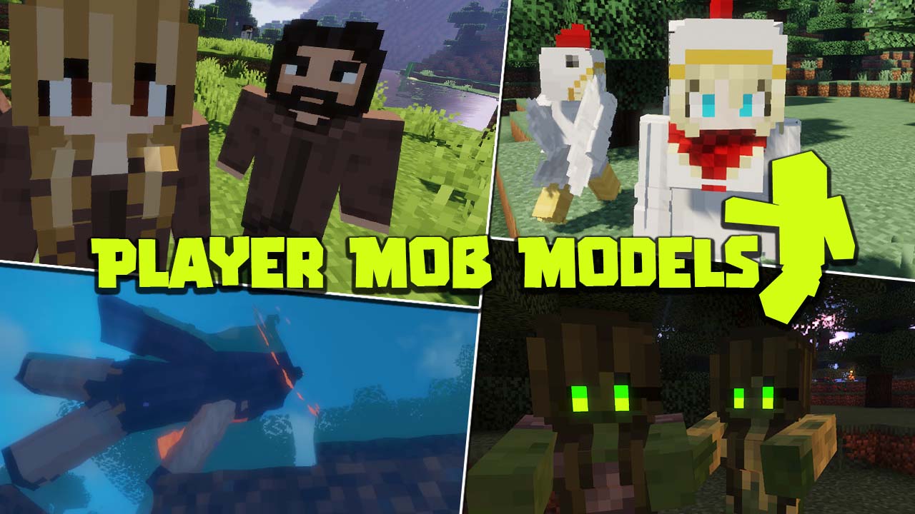 Player Mob Models Resource Pack 1 18 1 1 16 5 Texture Pack 9minecraft Net