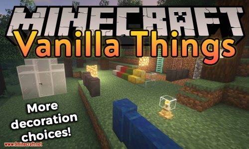 Vanilla things mod for minecraft logo