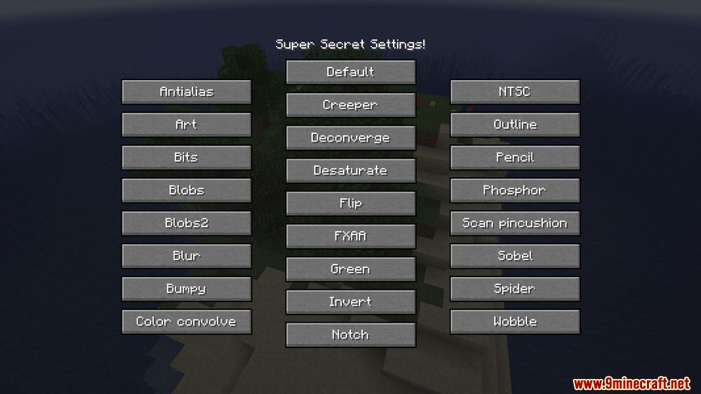 Super Secret Settings Mod Screenshots 1