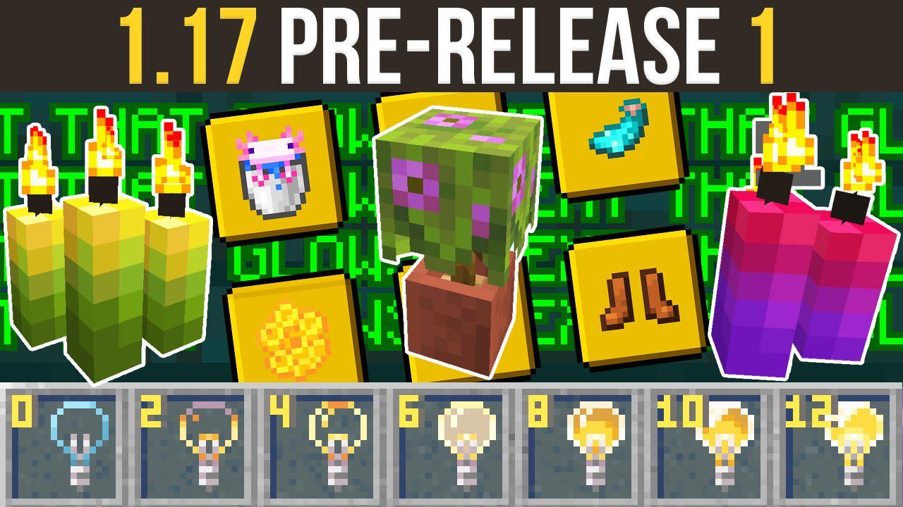 Minecraft 1.17 Pre-Release 1