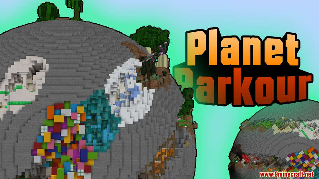 Planet Parkour Map 1.16.5 for Minecraft 