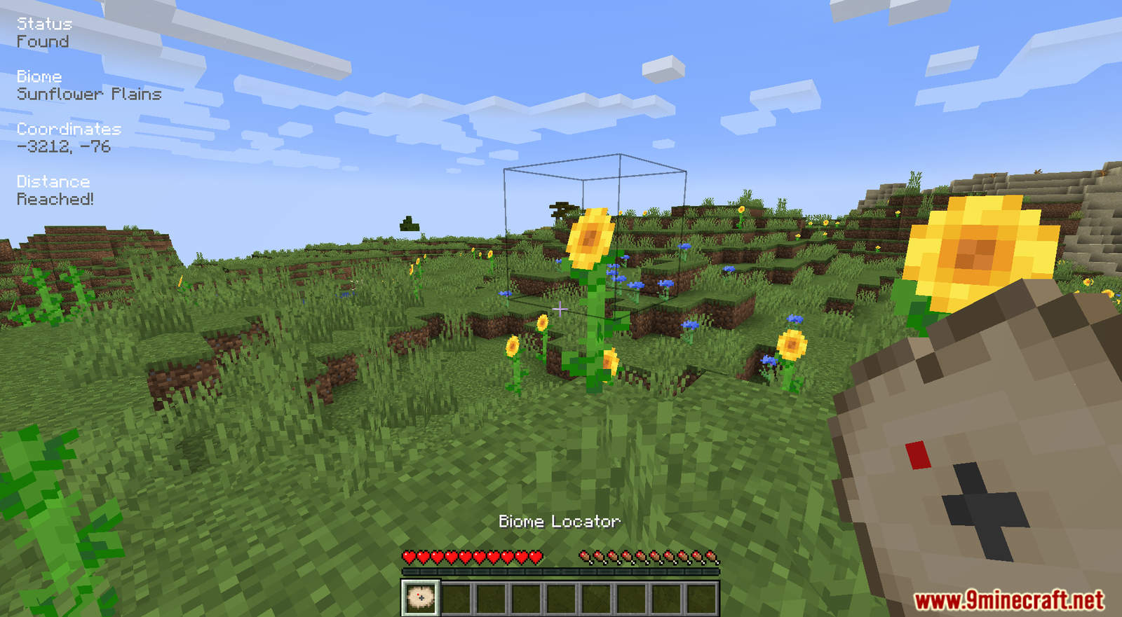 Biome Locator mod for Minecraft (10)