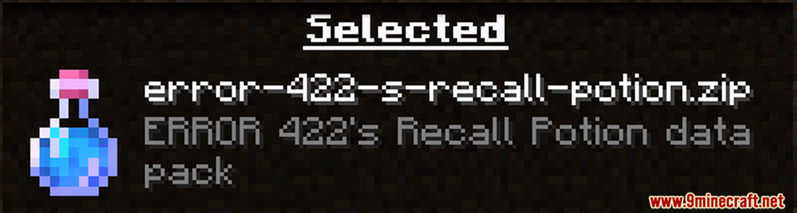 ERROR 422’s Recall Potion Data Pack Screenshots (1)