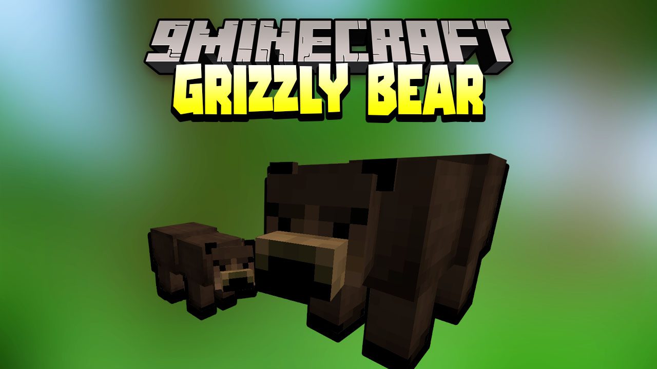 Grizzly Bear Mod (1.20.1, 1.19.4) - Territorial Neutral Mob 