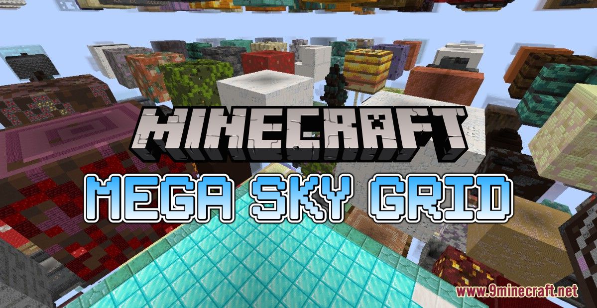 Mega Sky Grid Map 1.17.1 for Minecraft 9Minecraft.Net