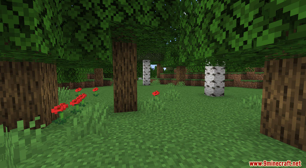 Minecraft But Leaves Are OP Data Pack Screenshots (1)