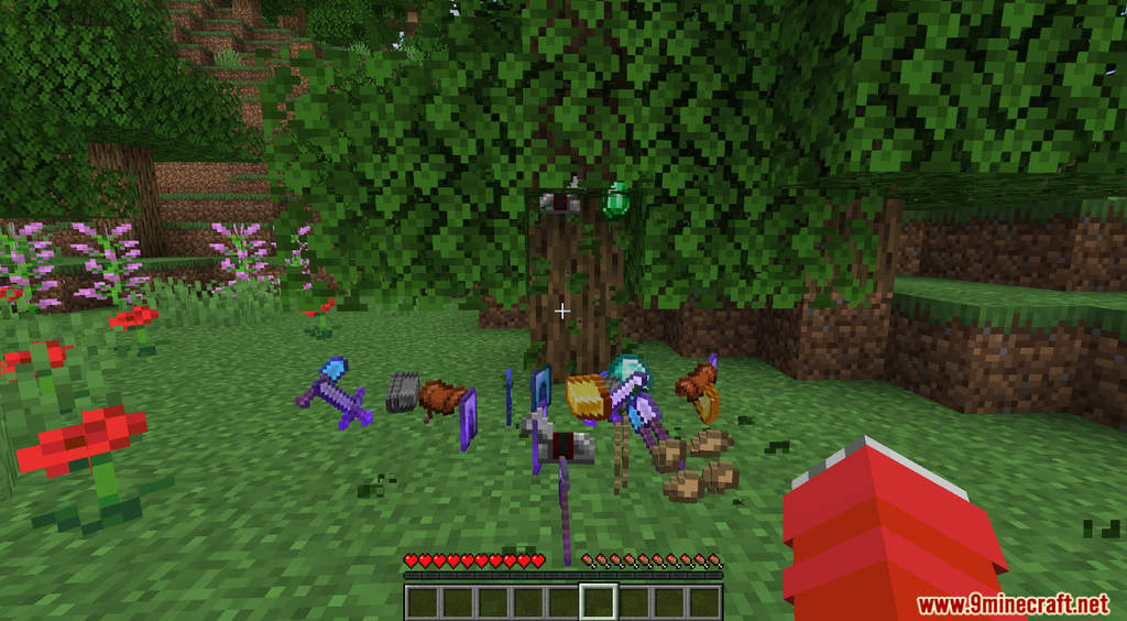 Minecraft But Leaves Are OP Data Pack Screenshots (3)