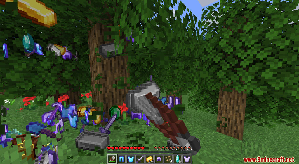 Minecraft But Leaves Are OP Data Pack Screenshots (5)