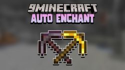 Minecraft But Pickaxes Are Automatically Enchanted Data Pack Thumbnail