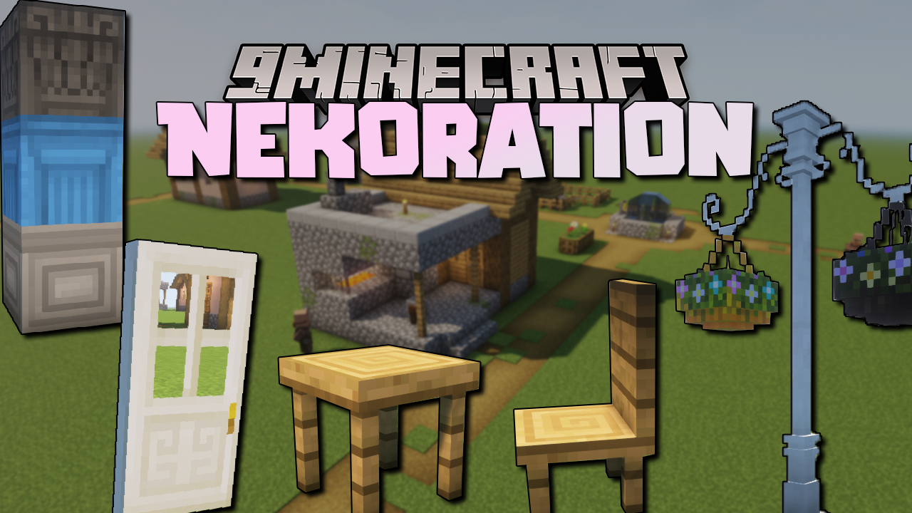 Nekoration Mod 1 18 1 1 17 1 Decoration Furniture 9minecraft Net