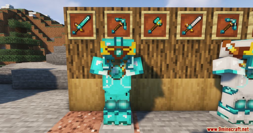 Overloaded Armor Bar Mod 1.16.5/1.15.2/1.12.2, DLMinecraft