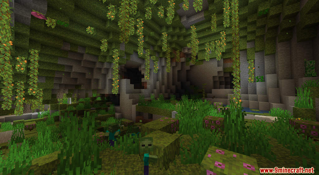 Caves and Cliffs Expansion Pack Caves Biomes Data Pack Screenshots (7)