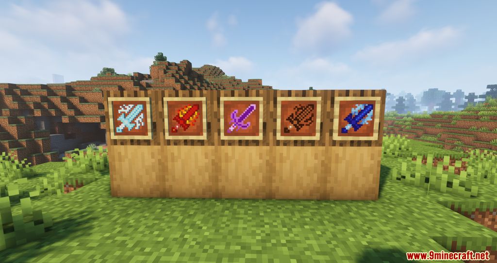 Elemental Swords Addon  Minecraft PE 1.16 