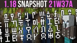 Minecraft 1.18 Snapshot 21w37a
