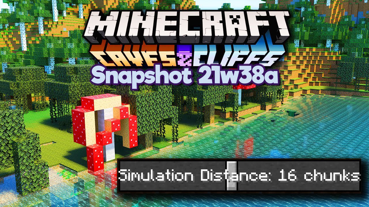 Minecraft 1.18 Snapshot 21w38a (Simulation Distance Parity) 