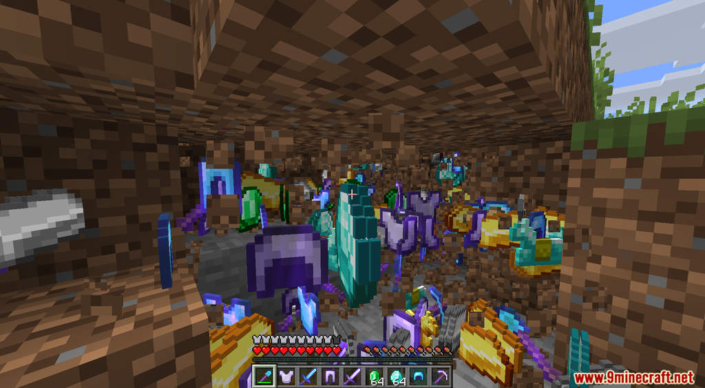 Minecraft But Dirt Drops OP Loot Data Pack Screenshots (6)