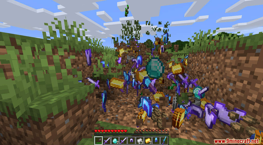 Minecraft But Dirt Drops OP Loot Data Pack Screenshots (7)