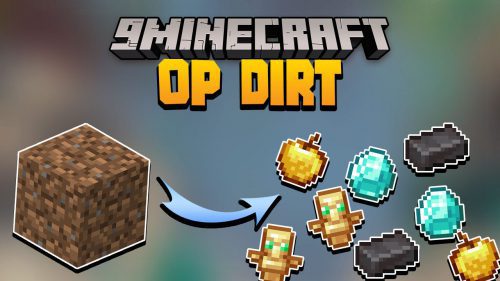 Minecraft But Dirt Drops OP Loot Data Pack Thumbnail