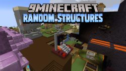 Minecraft But Random Structures Spawn Every Minute Data Pack Thumbnail