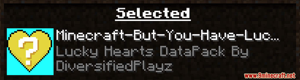 Minecraft But You Have Lucky Hearts Data Pack Screenshots (1)