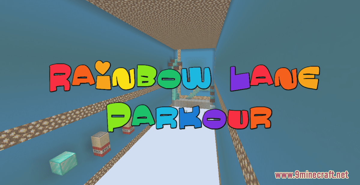 Rainbow Lane Parkour Map