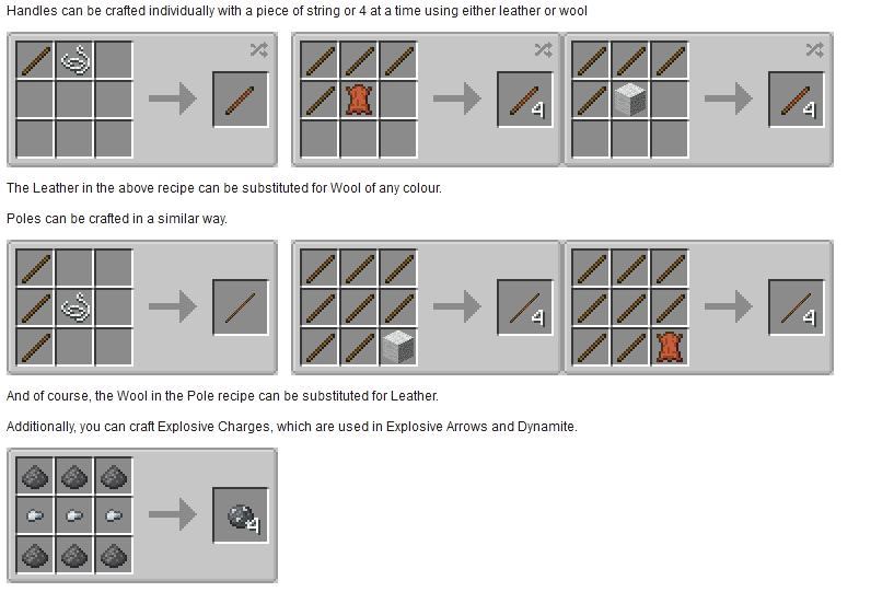 Spartan Weaponry - Mod Details & Crafting Recipes