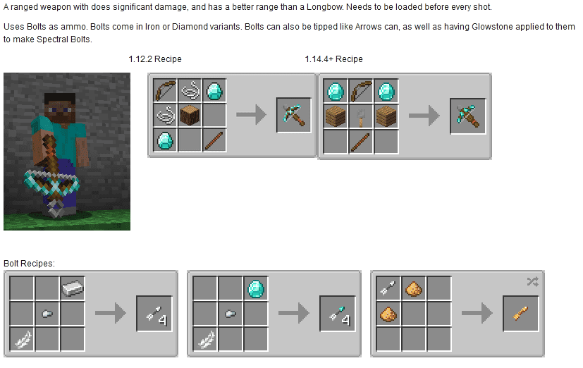 Spartan Weaponry - Mod Details & Crafting Recipes