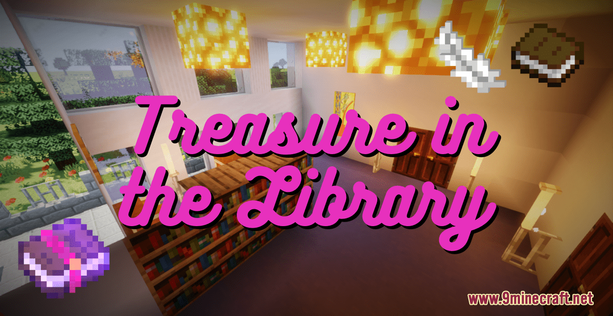 Treasure in the Library Map