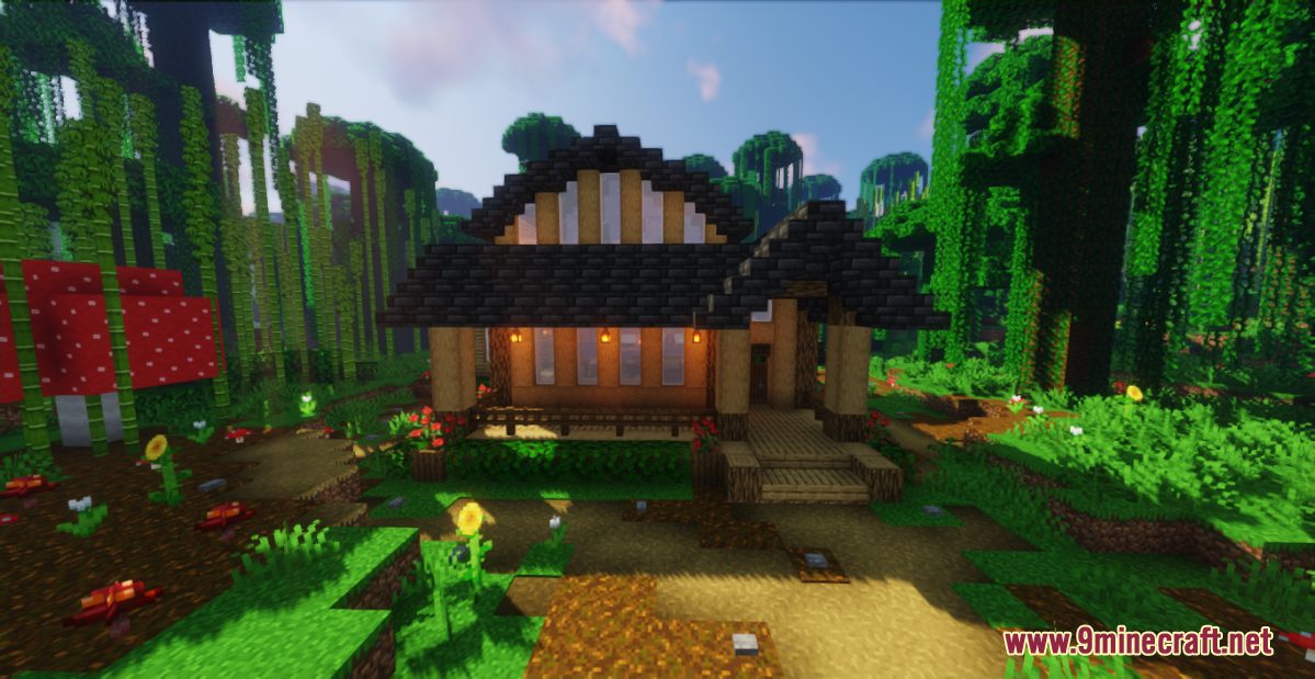 Wooden house Minecraft Map