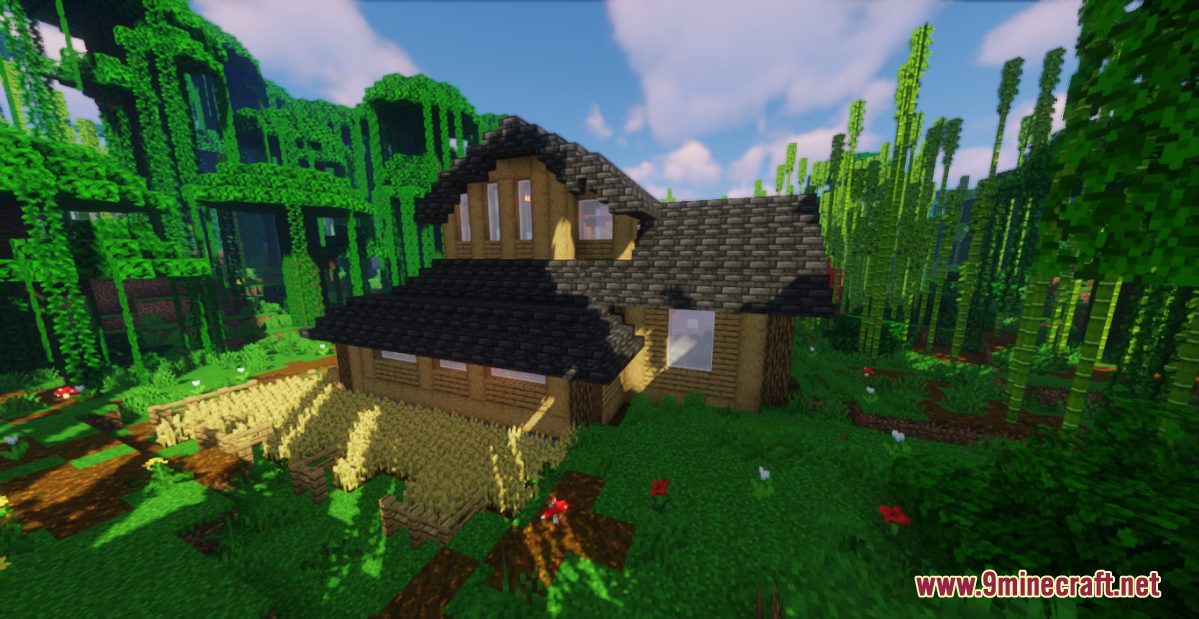 Wooden house Minecraft Map