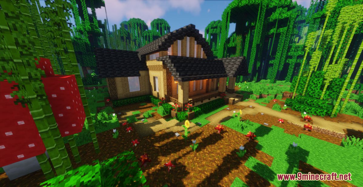 Large wooden house #02 Minecraft Map