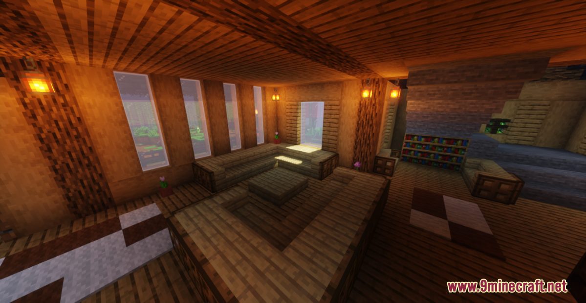 Wooden house Minecraft Map