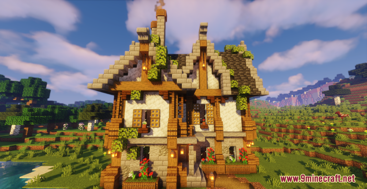 Aesthetic Cottage Map 1 17 1 For Minecraft 9minecraft Net