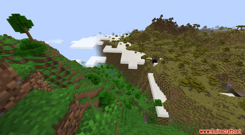 Extreme minecraft world