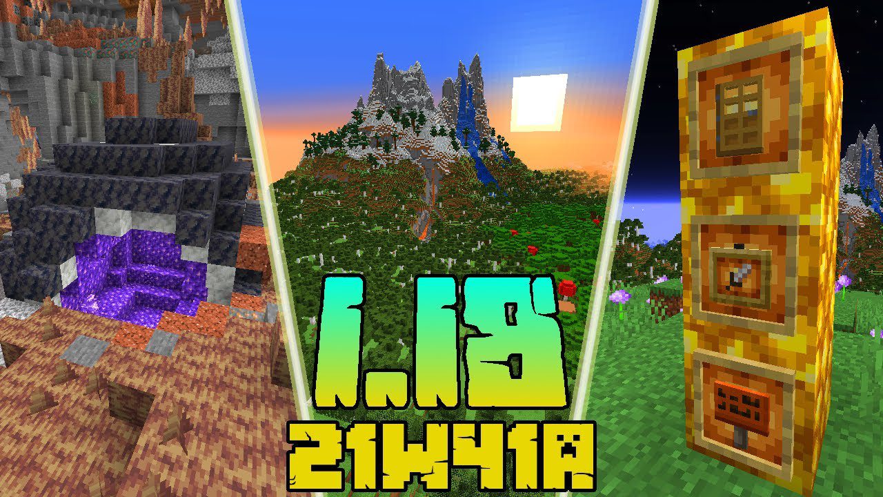 Minecraft 1 18 Snapshot 21w41a New Cube Map 9minecraft Net