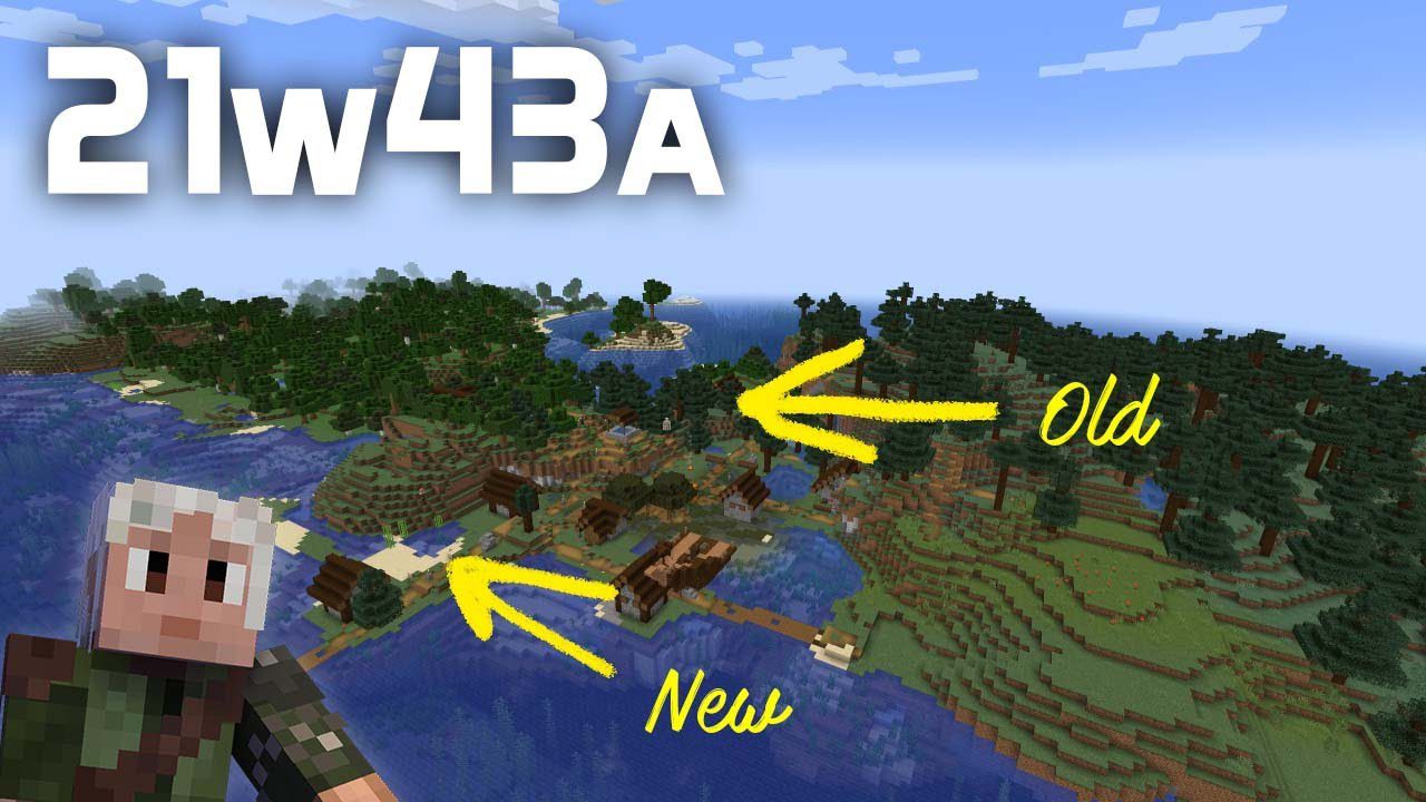 Minecraft 1 18 Snapshot 21w43a World Upgrade Blending 9minecraft Net