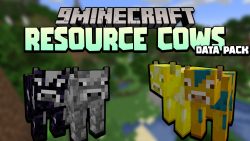Minecraft But Cows Make Ore Data Pack Thumbnail