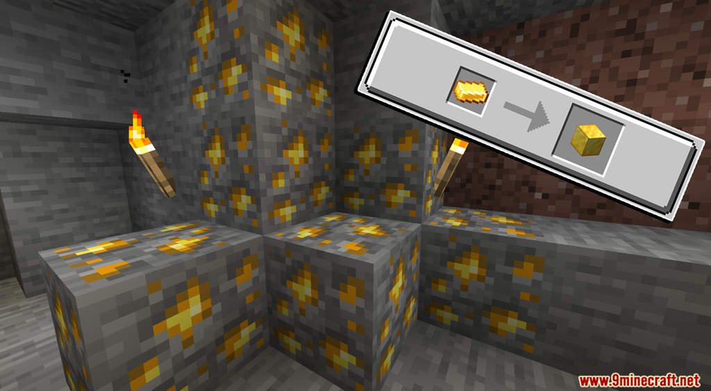 Minecraft But Cut Ores To Block Data Pack Screenshots (6)