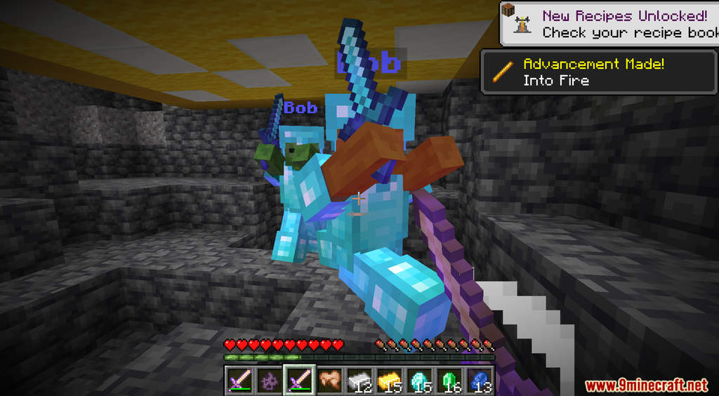 Ores are Lucky Block Minecraft Mod
