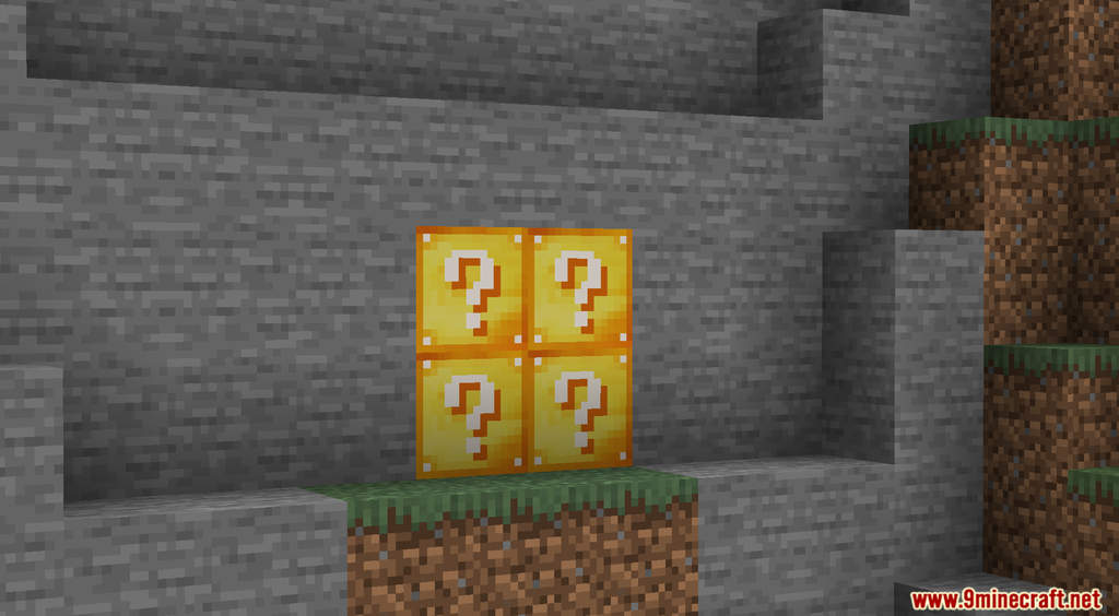 Ores are Lucky Block Minecraft Mod