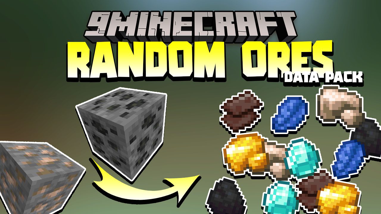 Minecraft But Ores Are Random Data Pack Thumbnail