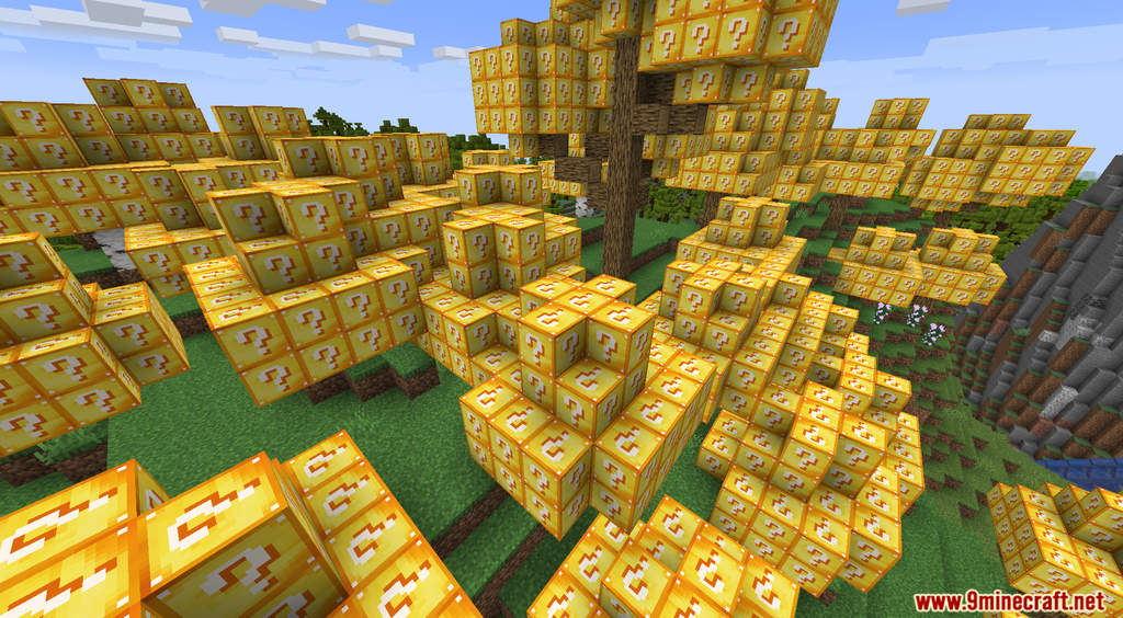 Minecraft But Trees Grow Lucky Block Data Pack Screenshots (2)