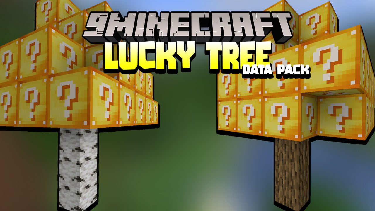 Minecraft But Trees Grow Lucky Block Data Pack Thumbnail