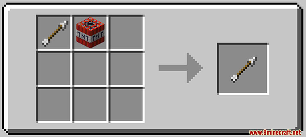 TNT Arrow Data Pack Crafting Recipes