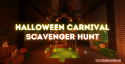 Halloween Carnival Scavenger Hunt Map