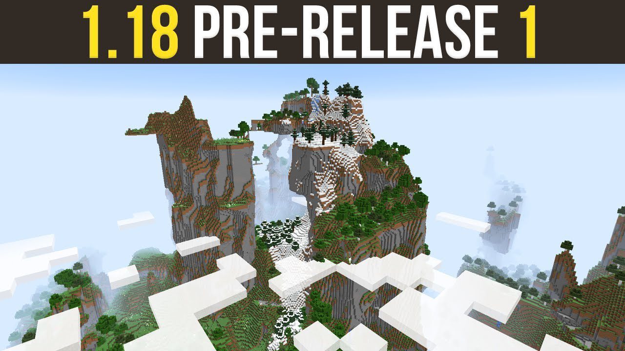 Minecraft 1.18 Pre-Release 1