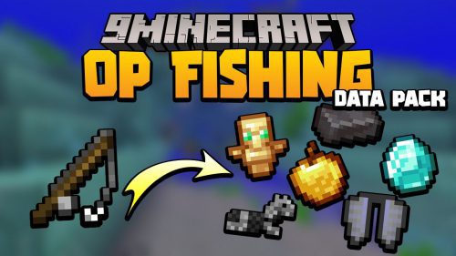 Minecraft But Fishing Is OP Data Pack Thumbnail