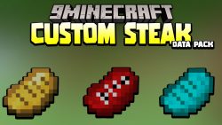 Minecraft But There Is Custom Steak Data Pack Thumbnail